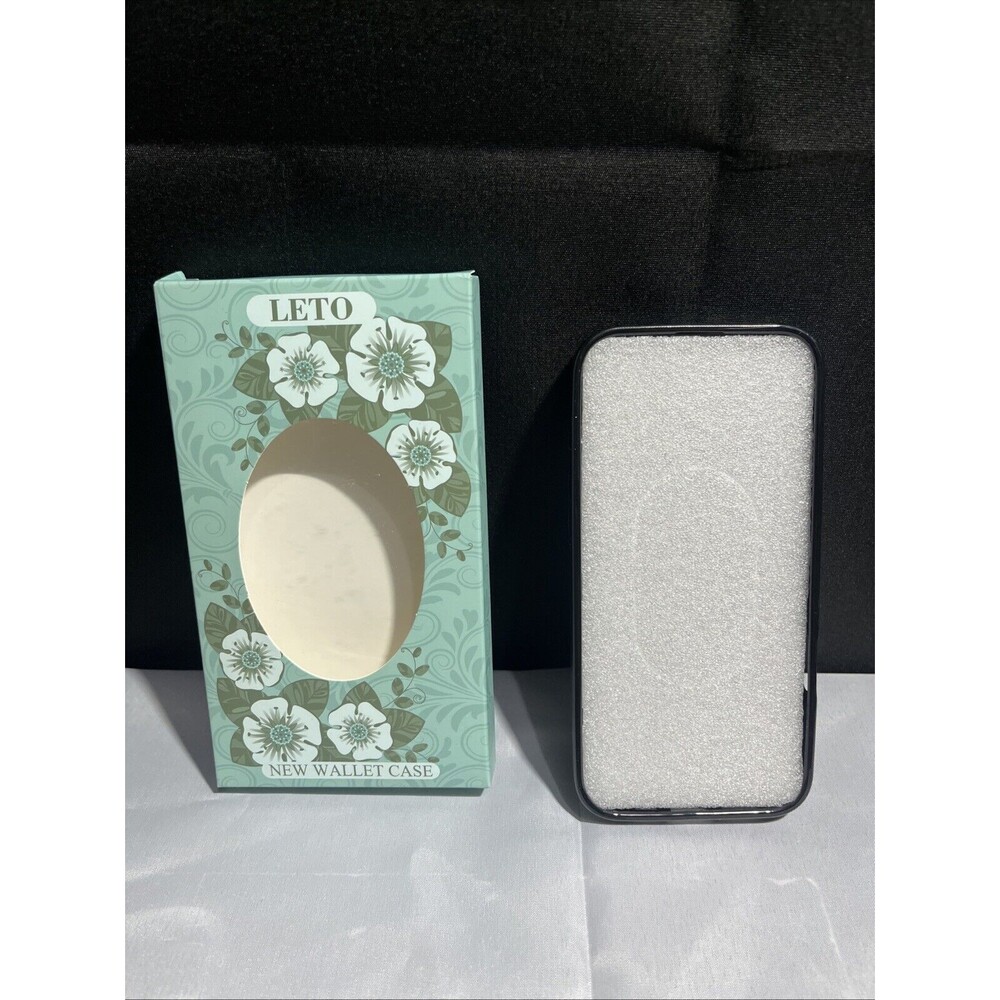 iPhone 16 Pro Max Leather Wallet Case Flip Folio Leather Cover